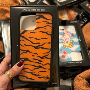 Wildflowers Orange Tiger iPhone 12 Pro Max Case
